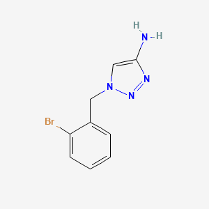 1-[(2-Bromophenyl)methyl]-1H-1,2,3-triazol-4-amine - 