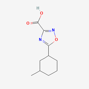 5-(3-Methylcyclohexyl)-1,2,4-oxadiazole-3-carboxylic acid - 