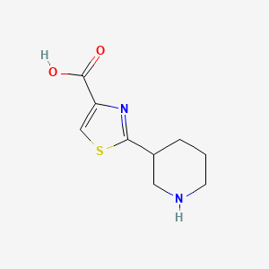 2-(Piperidin-3-yl)-1,3-thiazole-4-carboxylic acid - 