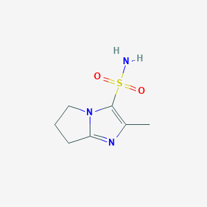 2-Methyl-5H,6H,7H-pyrrolo[1,2-a]imidazole-3-sulfonamide - 