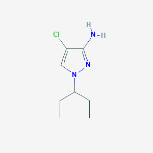 4-chloro-1-(pentan-3-yl)-1H-pyrazol-3-amine - 