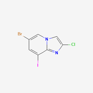 6-Bromo-2-chloro-8-iodoimidazo[1,2-a]pyridine - 