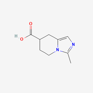 3-Methyl-5H,6H,7H,8H-imidazo[1,5-a]pyridine-7-carboxylic acid - 