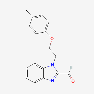 1-[2-(4-methylphenoxy)ethyl]-1H-benzimidazole-2-carbaldehyde - 