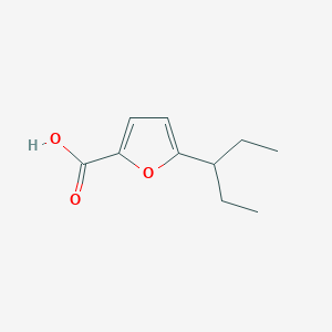 5-(Pentan-3-yl)furan-2-carboxylic acid - 
