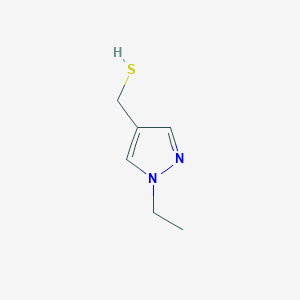 (1-ethyl-1H-pyrazol-4-yl)methanethiol - 