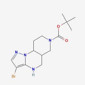 tert-Butyl 5-bromo-2,3,7,11-tetraazatricyclo[7.4.0.0,2,6]trideca-3,5-diene-11-carboxylate - 