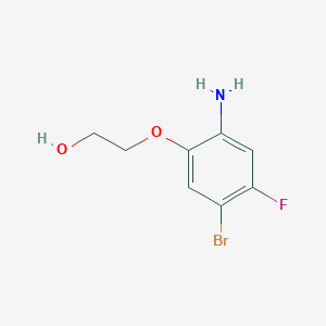 2-(2-Amino-5-bromo-4-fluorophenoxy)ethan-1-ol - 