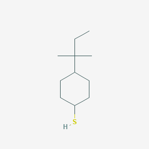 4-(2-Methylbutan-2-yl)cyclohexane-1-thiol - 