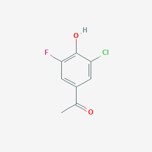 1-(3-Chloro-5-fluoro-4-hydroxyphenyl)ethan-1-one - 