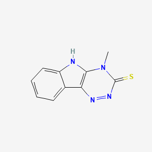 4-methyl-4H-[1,2,4]triazino[5,6-b]indole-3-thiol - 61602-97-9