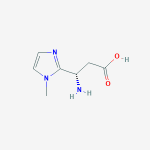 (3S)-3-Amino-3-(1-methyl-1H-imidazol-2-yl)propanoic acid - 