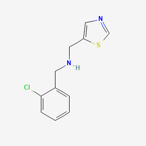 [(2-Chlorophenyl)methyl](1,3-thiazol-5-ylmethyl)amine - 