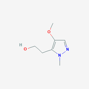 2-(4-Methoxy-1-methyl-1H-pyrazol-5-yl)ethan-1-ol -