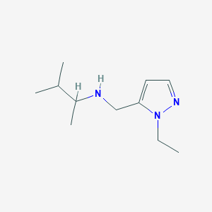 [(1-Ethyl-1H-pyrazol-5-yl)methyl](3-methylbutan-2-yl)amine - 
