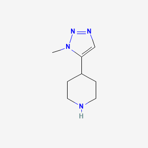 4-(1-Methyl-1H-1,2,3-triazol-5-yl)piperidine - 