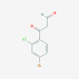 3-(4-Bromo-2-chlorophenyl)-3-oxopropanal - 