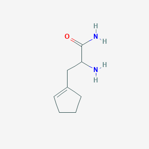 2-Amino-3-(cyclopent-1-en-1-yl)propanamide - 