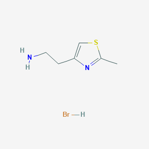 2-(2-Methyl-1,3-thiazol-4-yl)ethan-1-amine hydrobromide - 