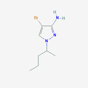 4-Bromo-1-(pentan-2-yl)-1H-pyrazol-3-amine - 