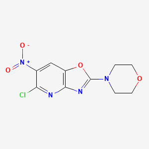 5-Chloro-2-morpholino-6-nitrooxazolo[4,5-b]pyridine - 