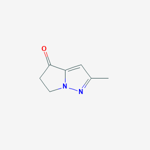 2-Methyl-5,6-dihydro-4H-pyrrolo[1,2-b]pyrazol-4-one - 