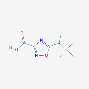 5-(3,3-Dimethylbutan-2-yl)-1,2,4-oxadiazole-3-carboxylic acid - 