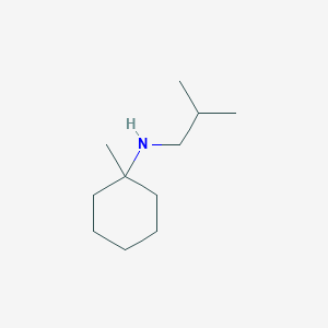 1-methyl-N-(2-methylpropyl)cyclohexan-1-amine - 