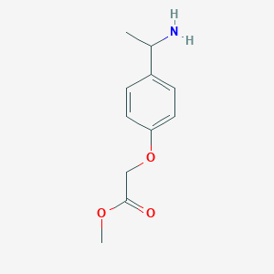 Methyl 2-(4-(1-aminoethyl)phenoxy)acetate - 