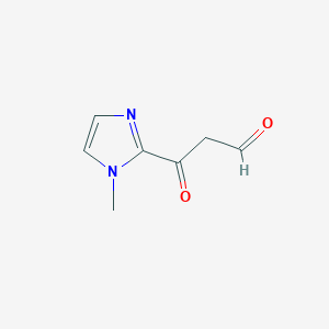 3-(1-Methyl-1H-imidazol-2-yl)-3-oxopropanal - 