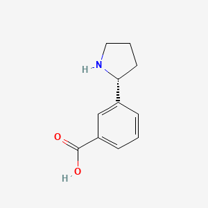 (R)-3-(Pyrrolidin-2-yl)benzoic acid - 