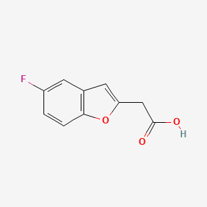 2-(5-Fluoro-1-benzofuran-2-yl)acetic acid - 