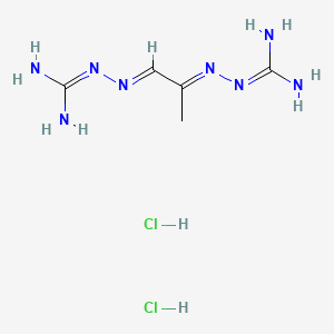3,3'-(1-Methylethane-1,2-diylidene)dicarbazamidine dihydrochloride - 7059-23-6
