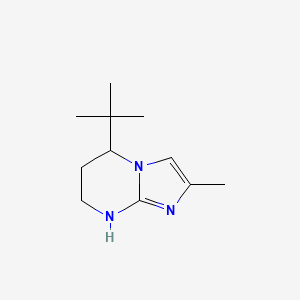 5-tert-Butyl-2-methyl-5H,6H,7H,8H-imidazo[1,2-a]pyrimidine - 