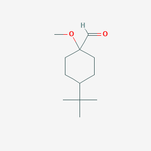 4-tert-Butyl-1-methoxycyclohexane-1-carbaldehyde - 