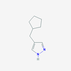 4-(Cyclopentylmethyl)-1H-pyrazole - 73123-53-2