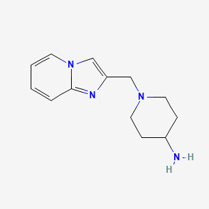 1-(Imidazo[1,2-a]pyridin-2-ylmethyl)piperidin-4-amine - 
