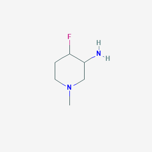 4-Fluoro-1-methylpiperidin-3-amine - 