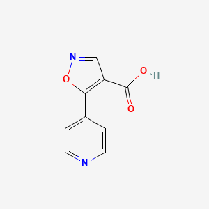 5-(Pyridin-4-yl)isoxazole-4-carboxylic acid - 