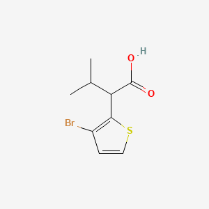 2-(3-Bromothiophen-2-yl)-3-methylbutanoic acid - 