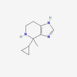 4-Cyclopropyl-4-methyl-3H,4H,5H,6H,7H-imidazo[4,5-c]pyridine - 