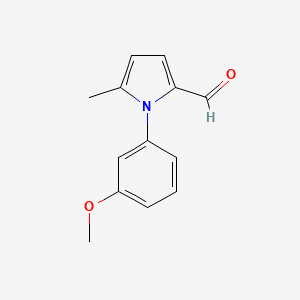 1-(3-Methoxyphenyl)-5-methyl-1h-pyrrole-2-carbaldehyde - 