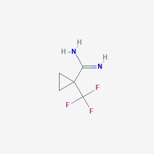 1-(Trifluoromethyl)cyclopropane-1-carboximidamide - 