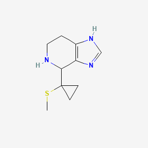 4-[1-(Methylsulfanyl)cyclopropyl]-3H,4H,5H,6H,7H-imidazo[4,5-c]pyridine - 