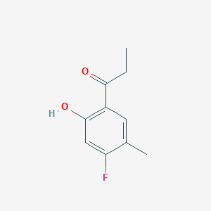 1-(4-Fluoro-2-hydroxy-5-methylphenyl)propan-1-one -