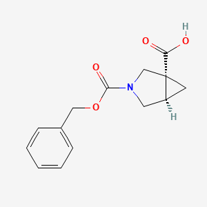 (1R,5R)-3-((Benzyloxy)carbonyl)-3-azabicyclo[3.1.0]hexane-1-carboxylic acid - 