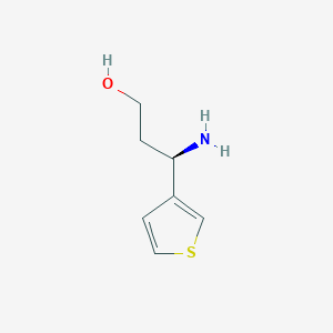 (3R)-3-amino-3-(thiophen-3-yl)propan-1-ol - 