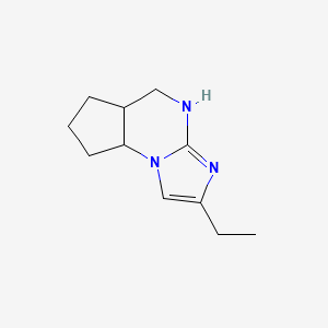 11-Ethyl-1,8,10-triazatricyclo[7.3.0.0,2,6]dodeca-9,11-diene - 