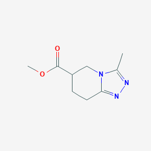 Methyl 3-methyl-5,6,7,8-tetrahydro-[1,2,4]triazolo[4,3-a]pyridine-6-carboxylate - 