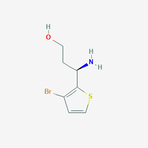 (3R)-3-Amino-3-(3-bromo(2-thienyl))propan-1-OL - 